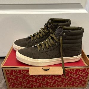 Vans Olive High-Top Sneakers